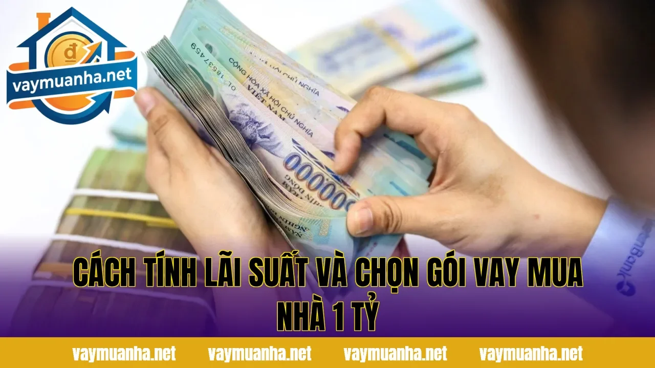 Cách tính lãi suất và chọn gói vay mua nhà 1 tỷ