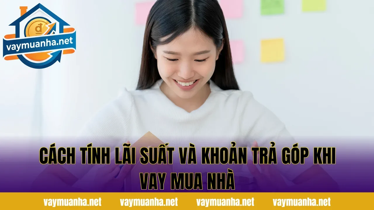 Cách tính lãi suất và khoản trả góp khi vay mua nhà