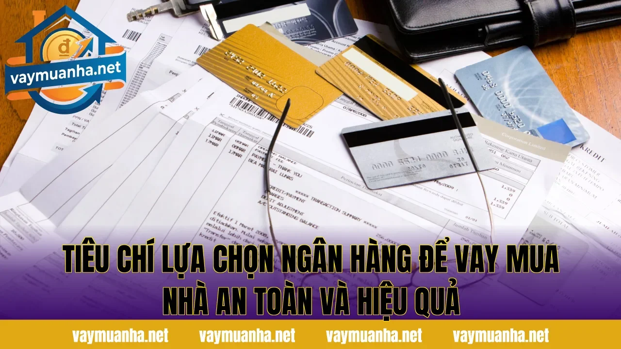 Tiêu chí lựa chọn ngân hàng để vay mua nhà an toàn và hiệu quả